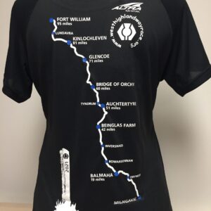 2021 Women's West Highland Way Tee shirt (Black)