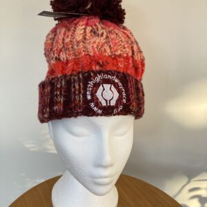 Whw Pom Pom Cherry Sorbet Beanie