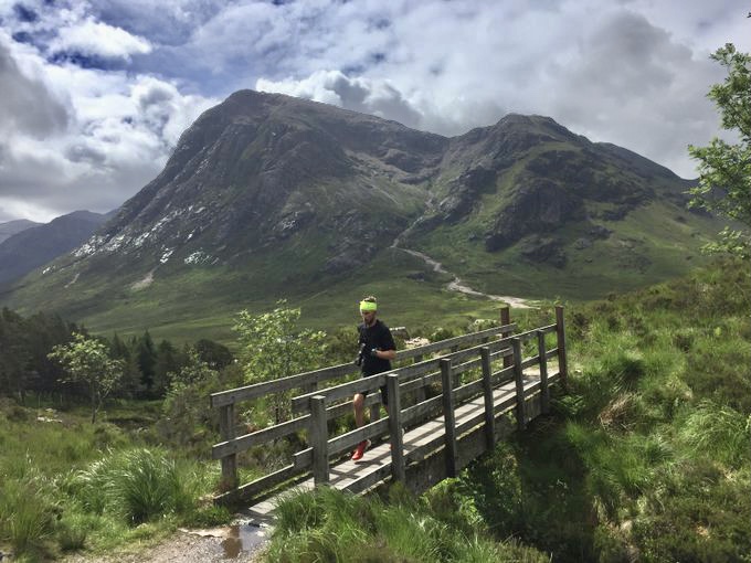 Rob Sinclair at Devil's Staircase on his record breaking run